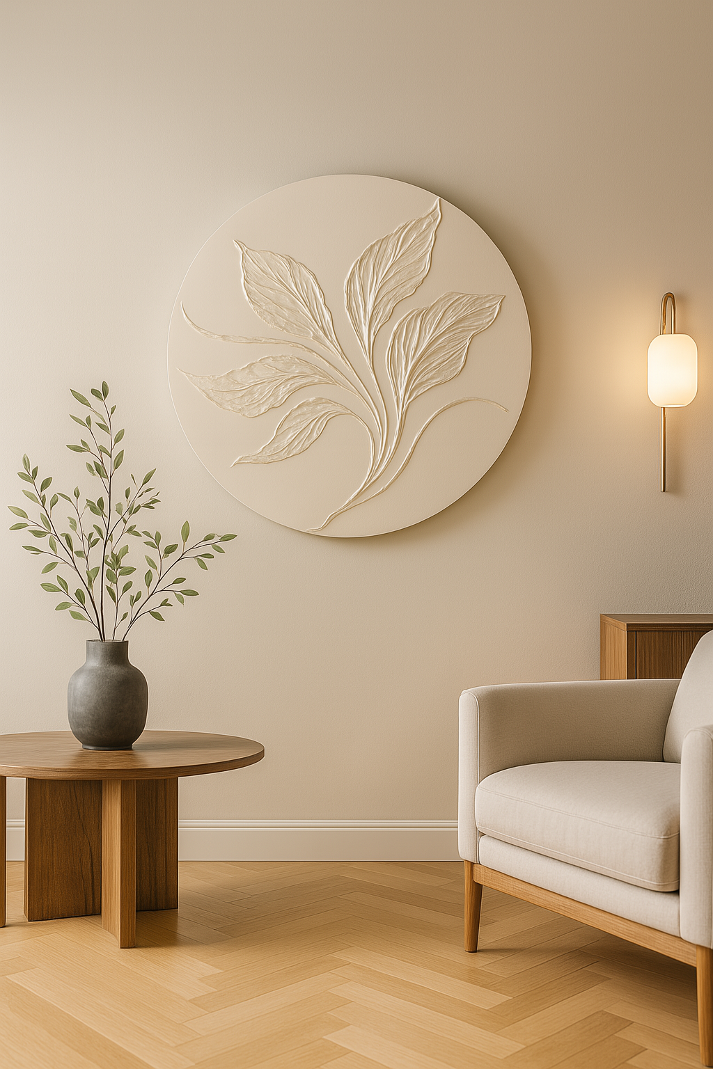 Modern Embossed Wall Art