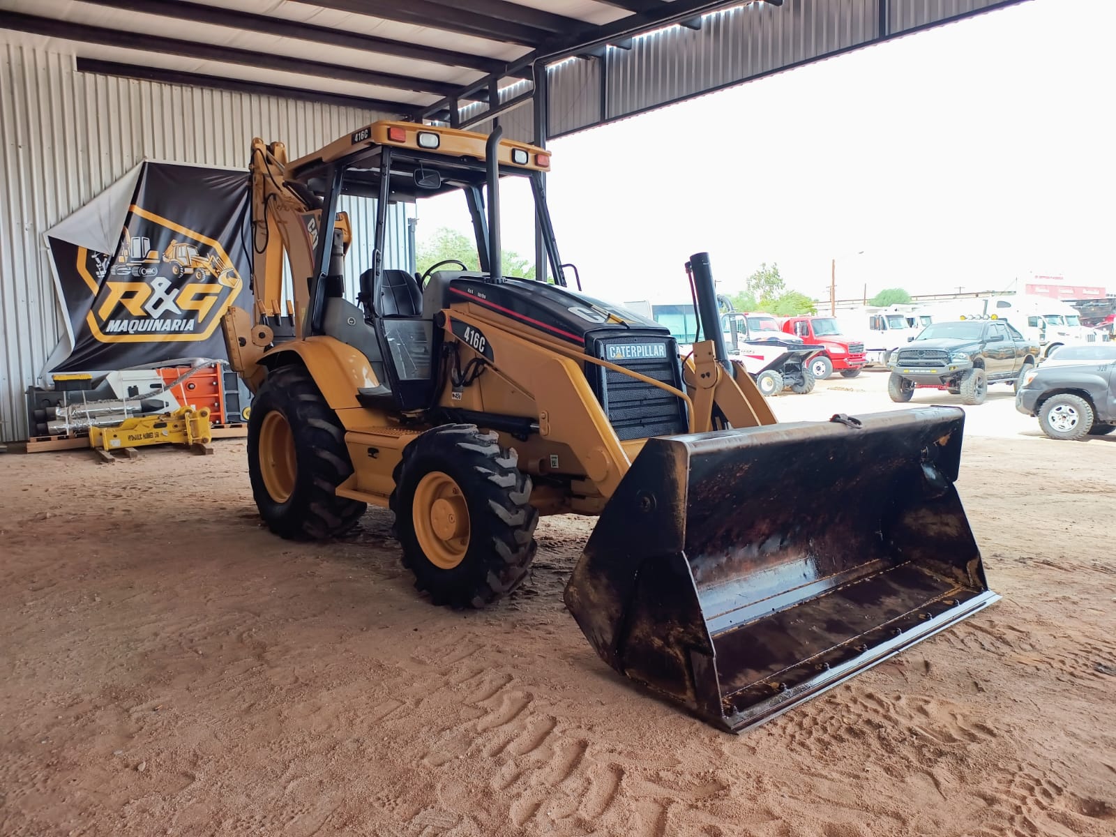 Retroexcavadora Caterpillar 416C - 2000