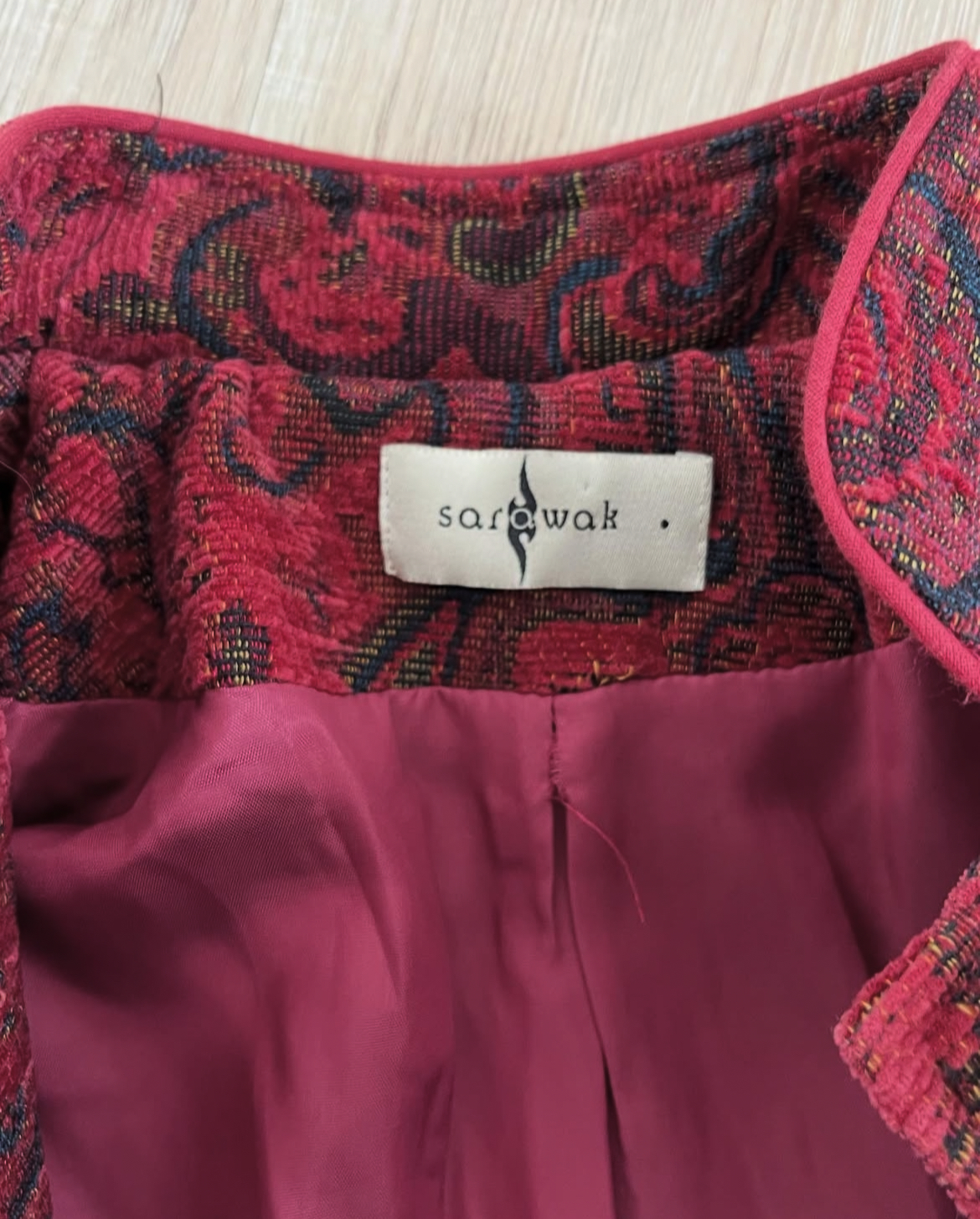 Blazer abrigado Sarawak