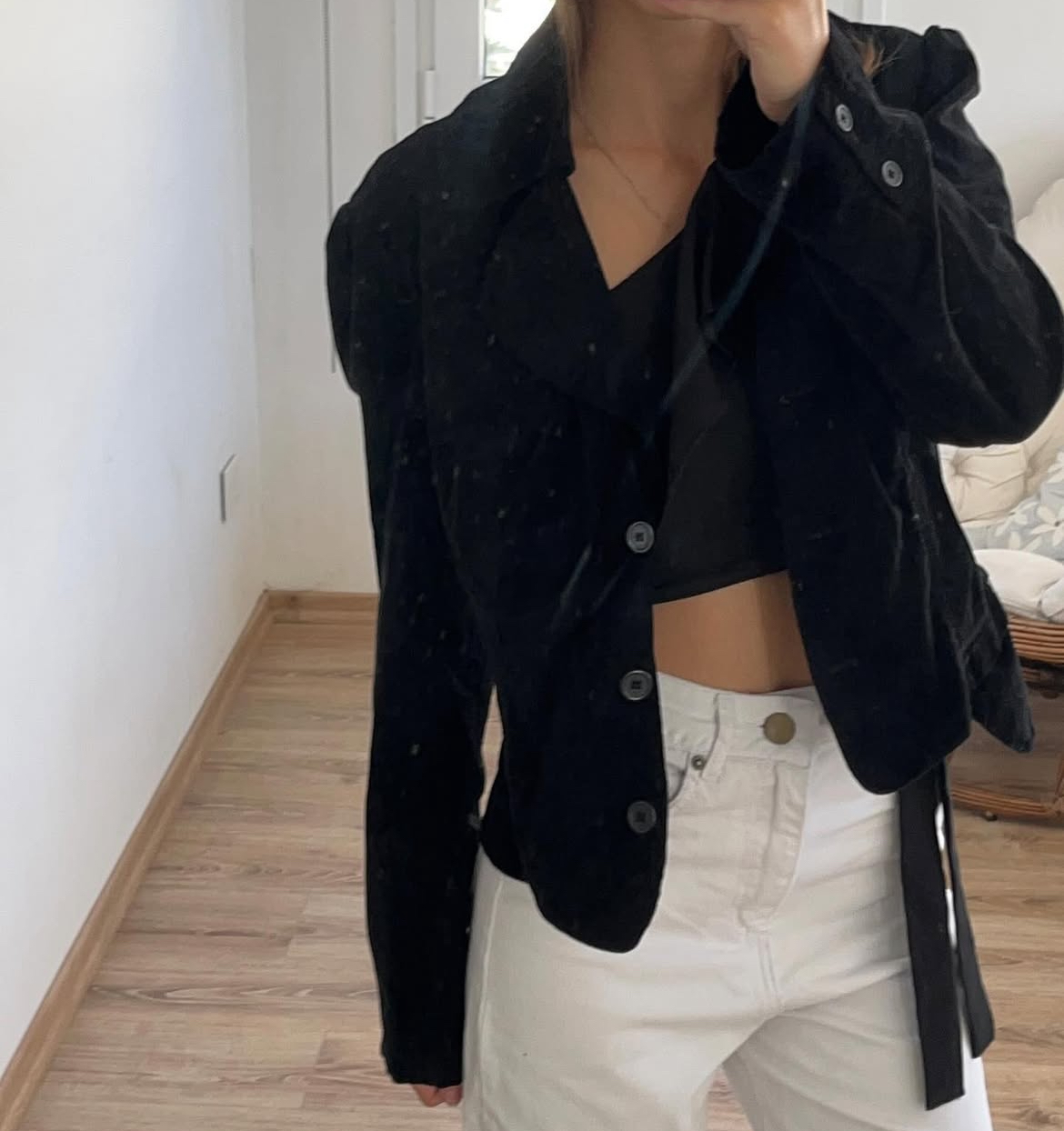 Tapado de gamuza Promod