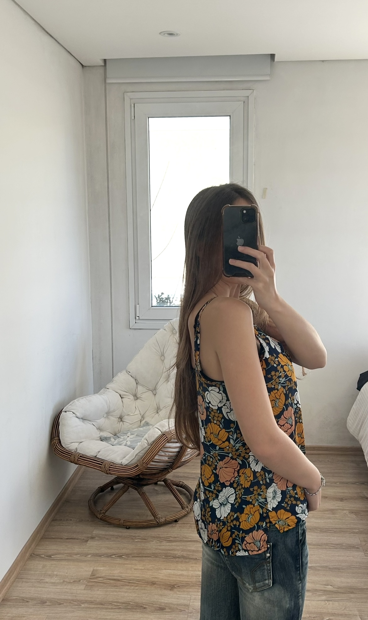 Musculosa floreada Mirona