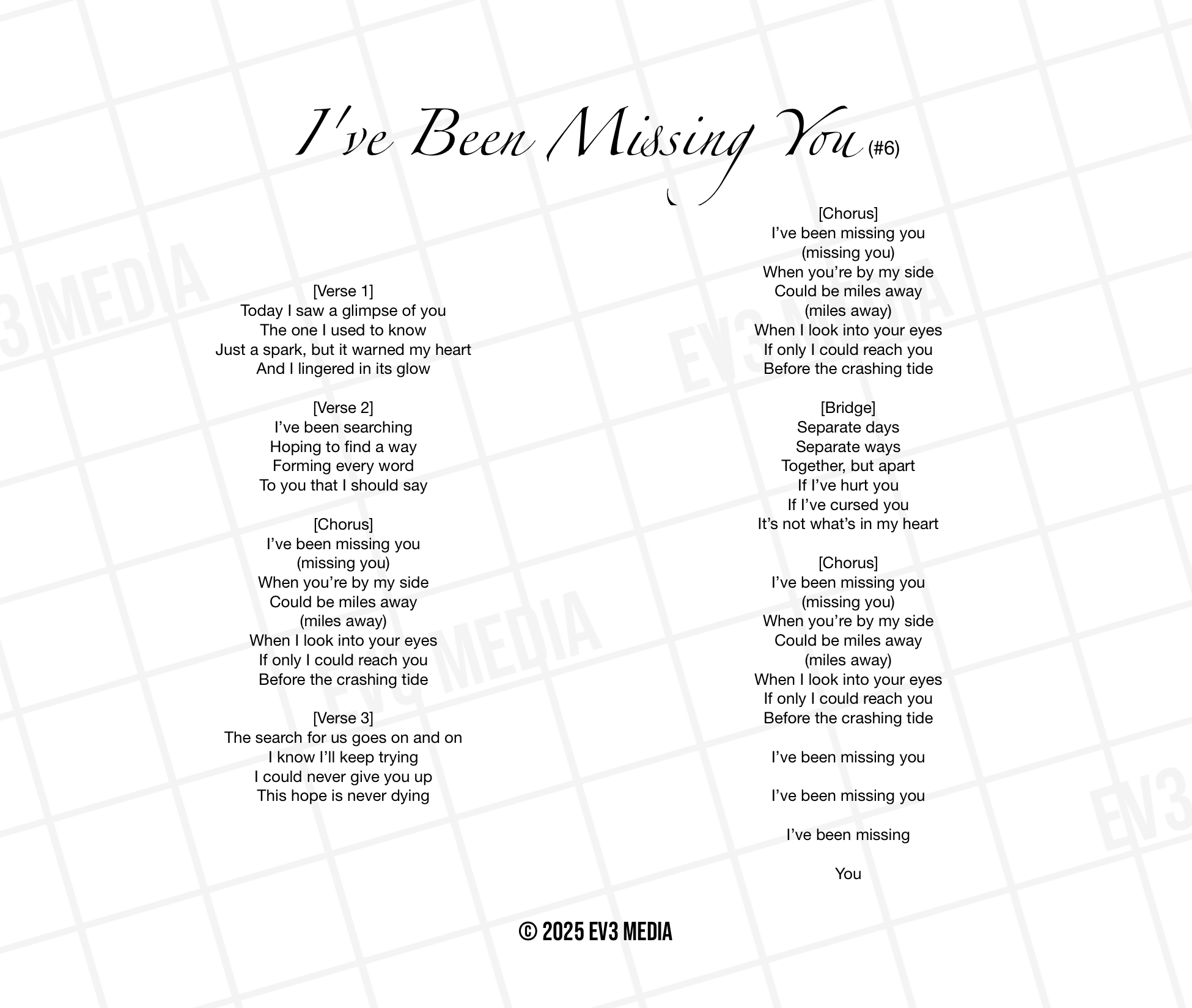 I've Been Missing You