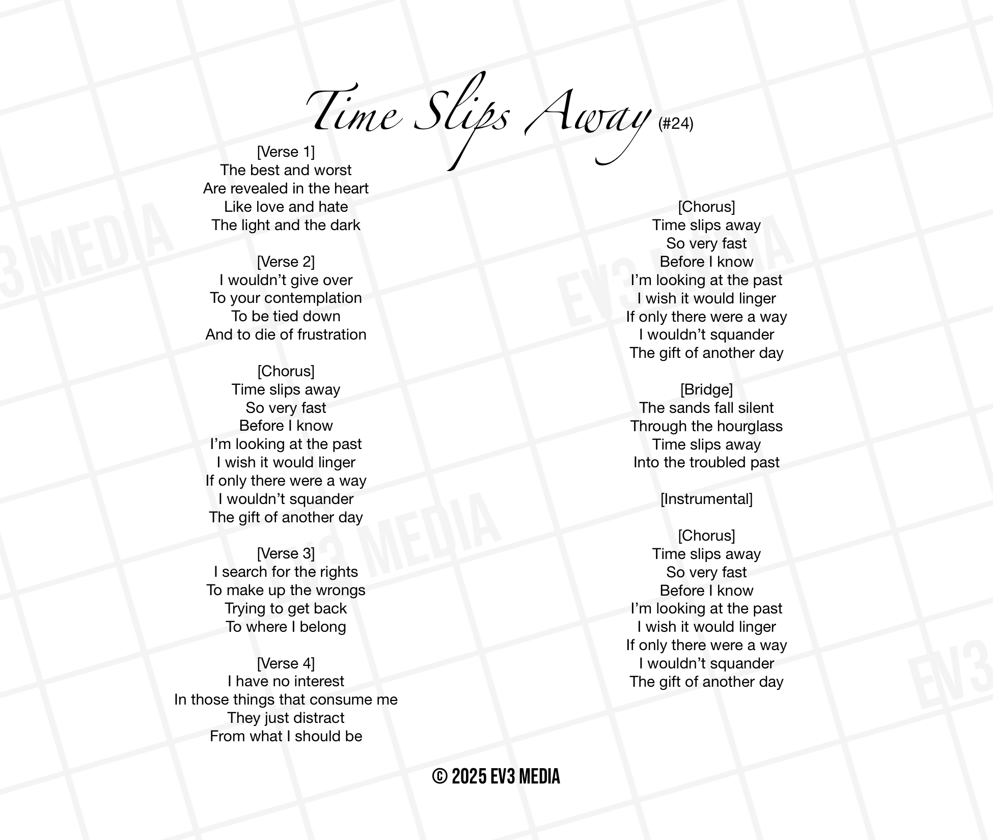 Time Slips Away