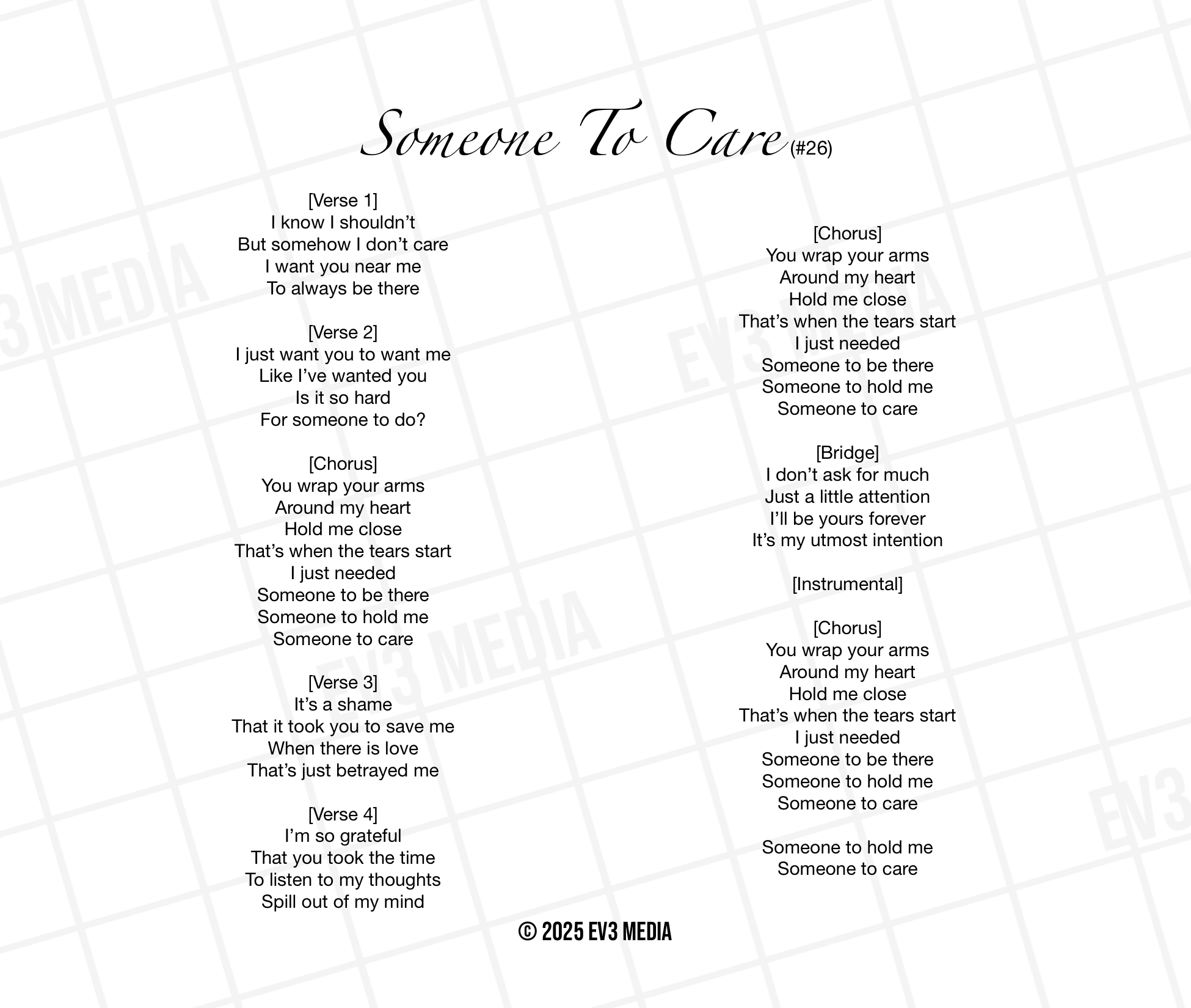 Someone To Care