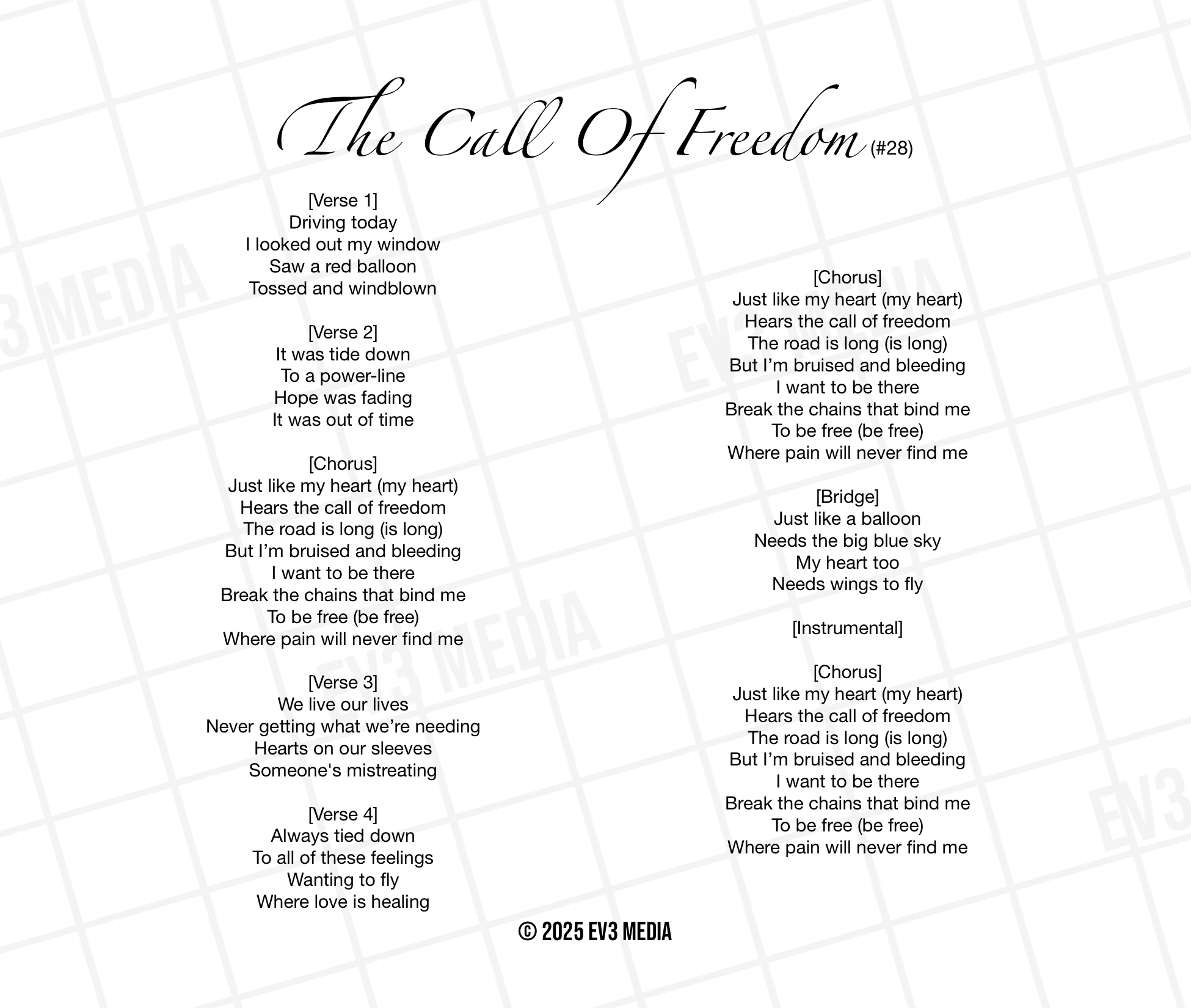 The Call of Freedom