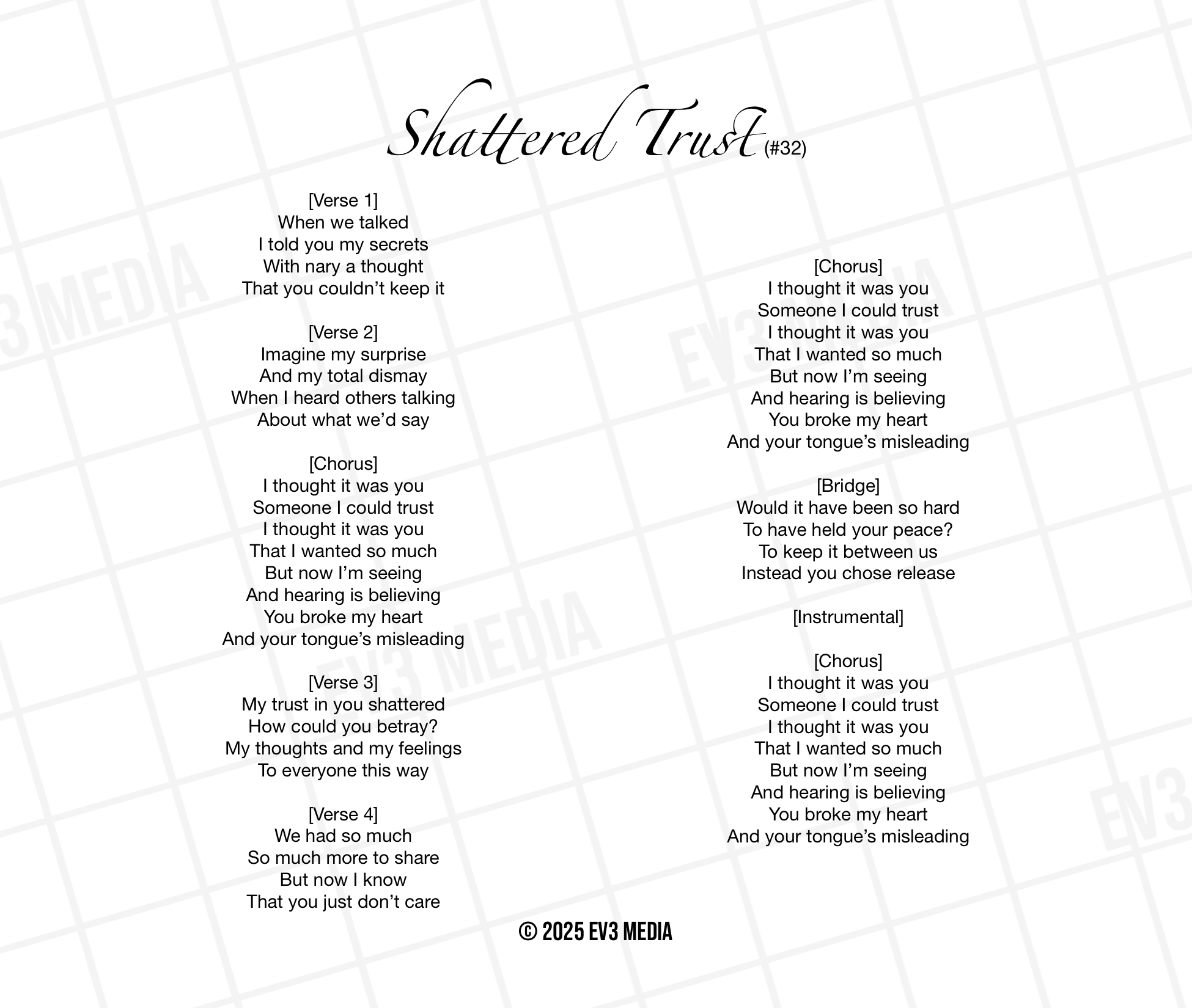 Shattered Trust