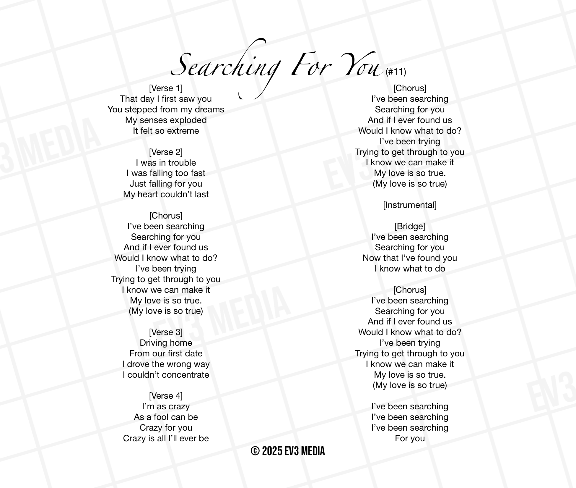 Searching For You