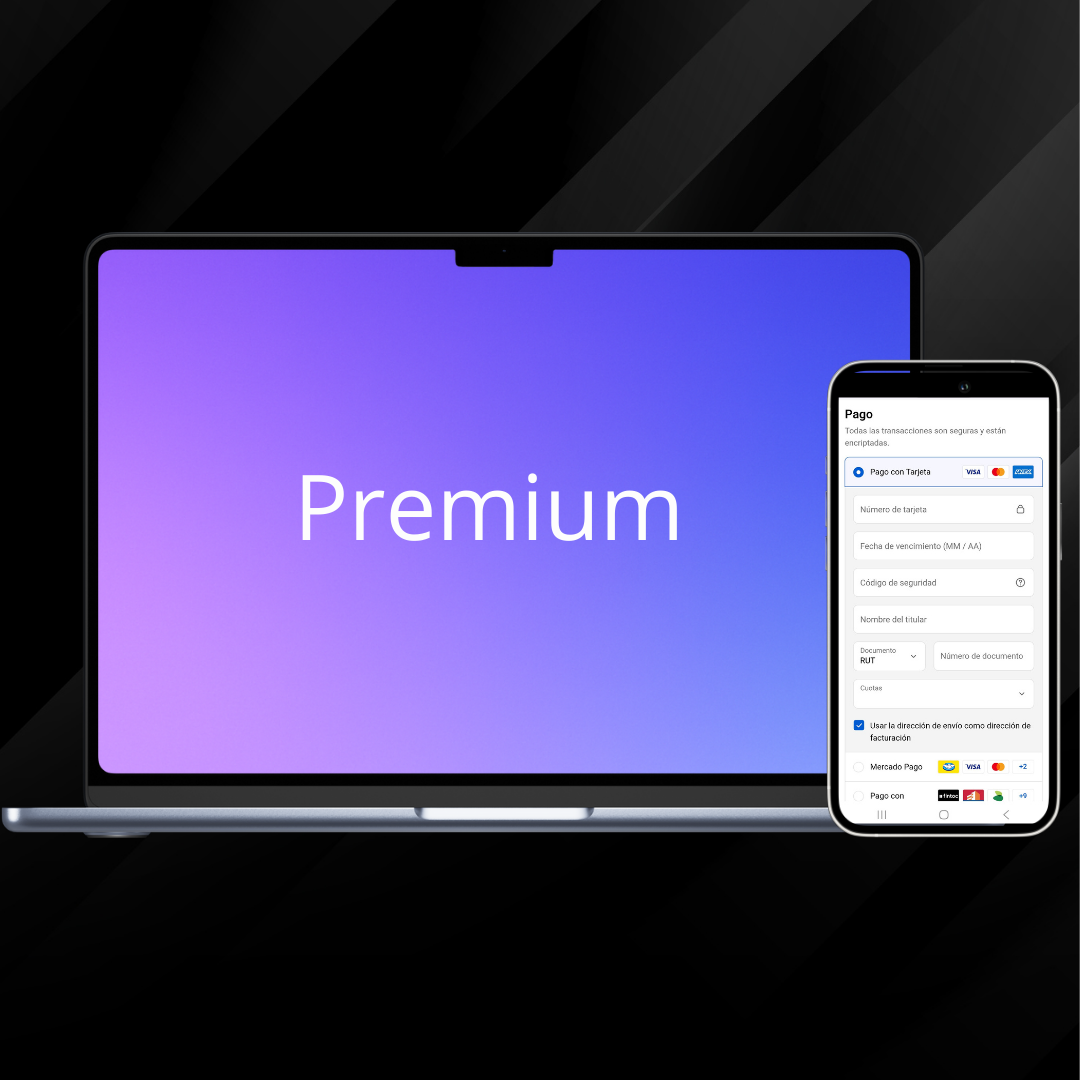 Tu tienda PREMIUM lista para vender