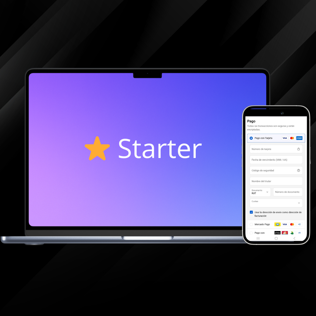 Tu tienda STARTER lista para vender