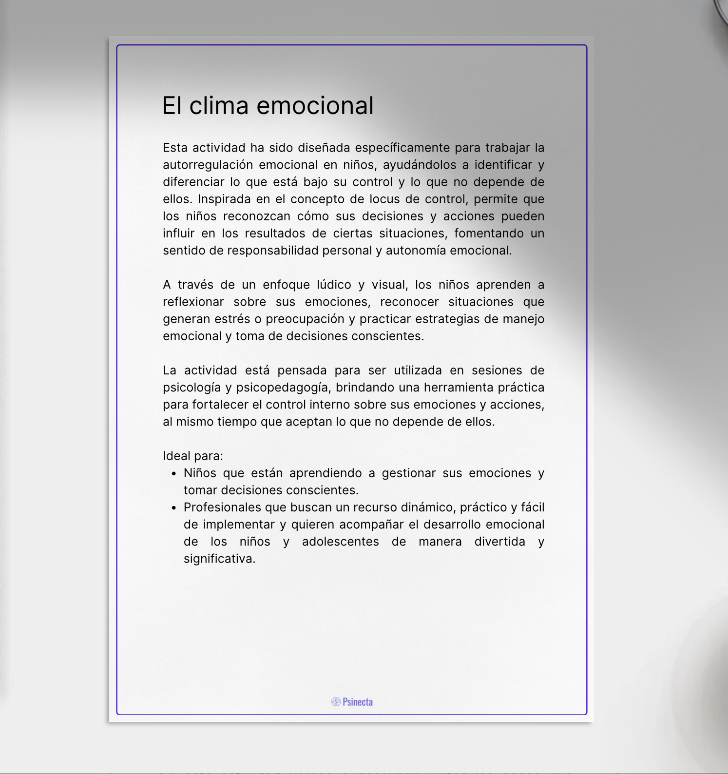 El Clima Emocional