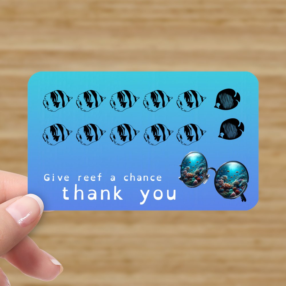 Reef Conservation Thank You Card