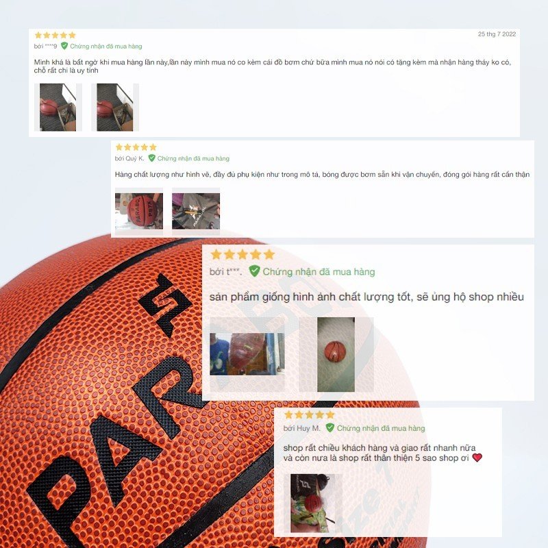 Bóng rổ da PARABOL - PS7X - Size 7