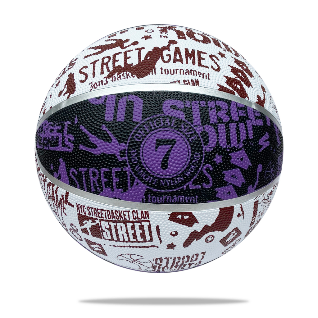 Bóng rổ cao su Parabol Graffity - Tặng kèm bộ phụ kiện