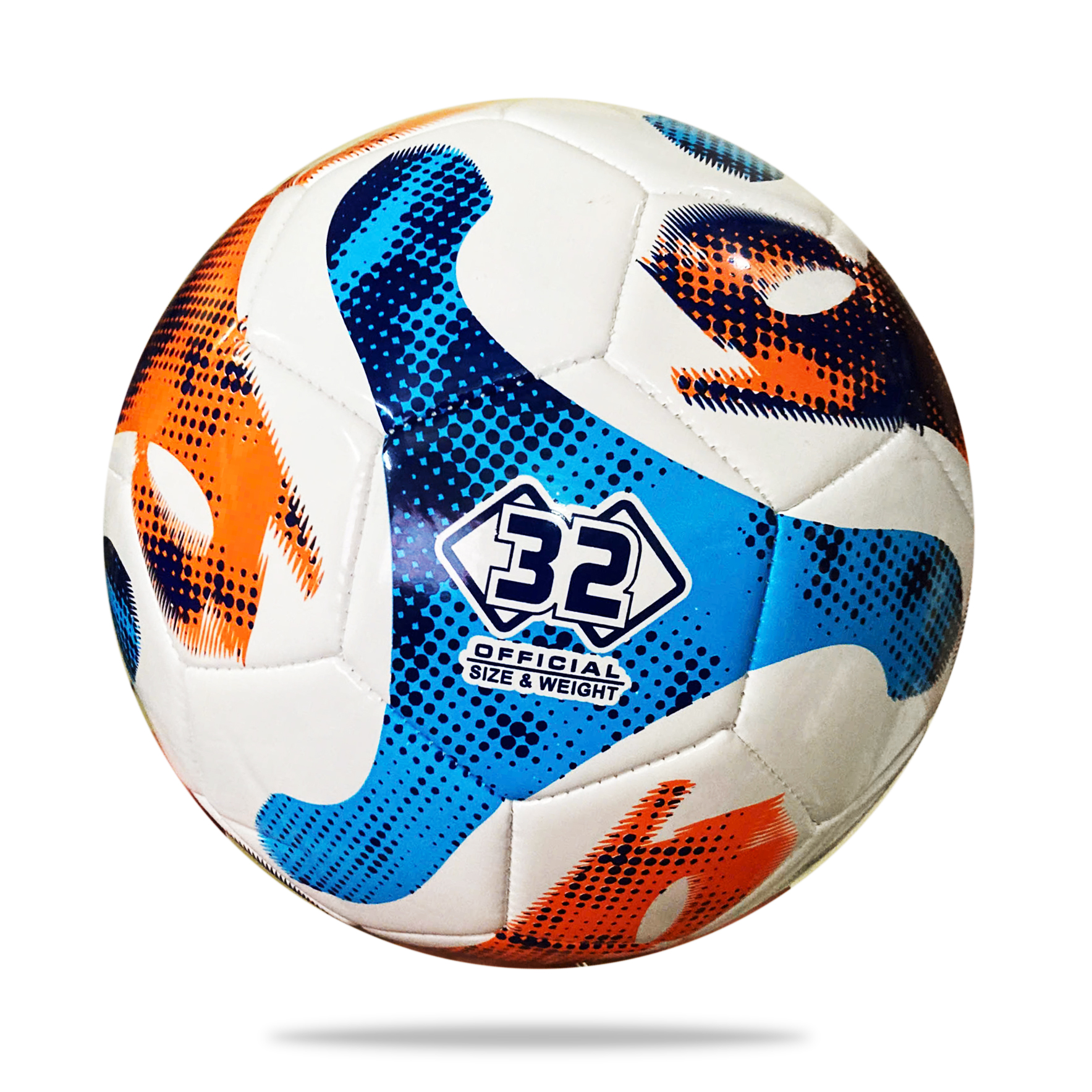 Bóng đá da may 3 lớp - Mẫu NHA Xanh