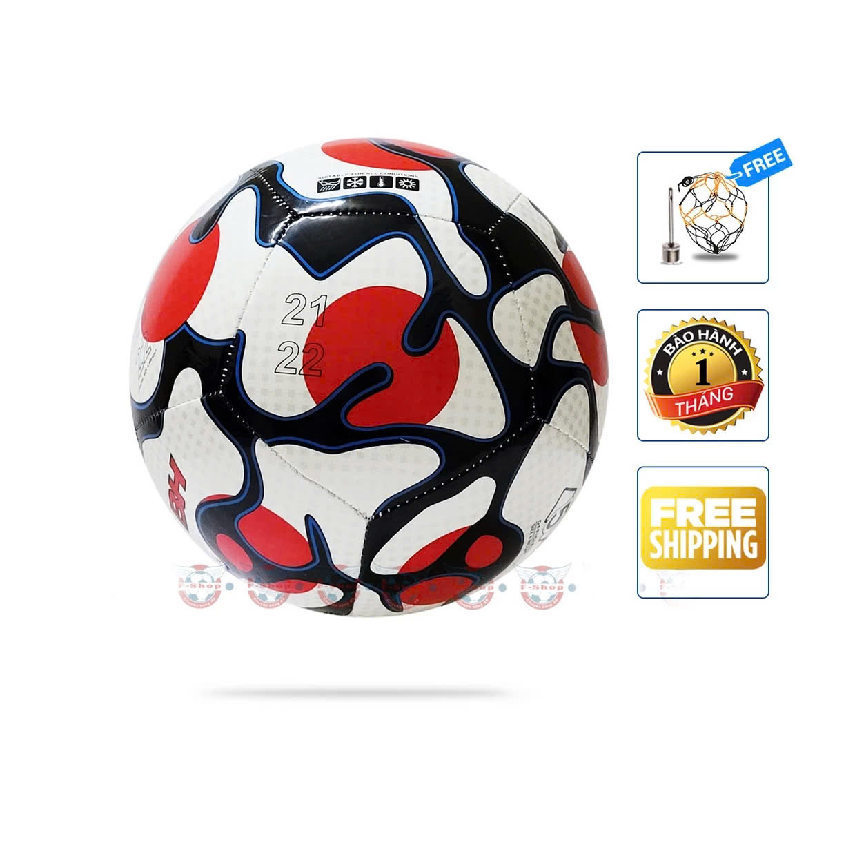 Bóng đá da may 3 lớp - Mẫu NHA21.22