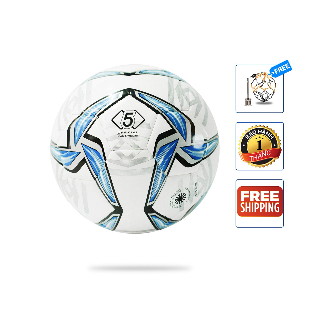 Bóng đá da may 3 lớp - Mẫu BHT