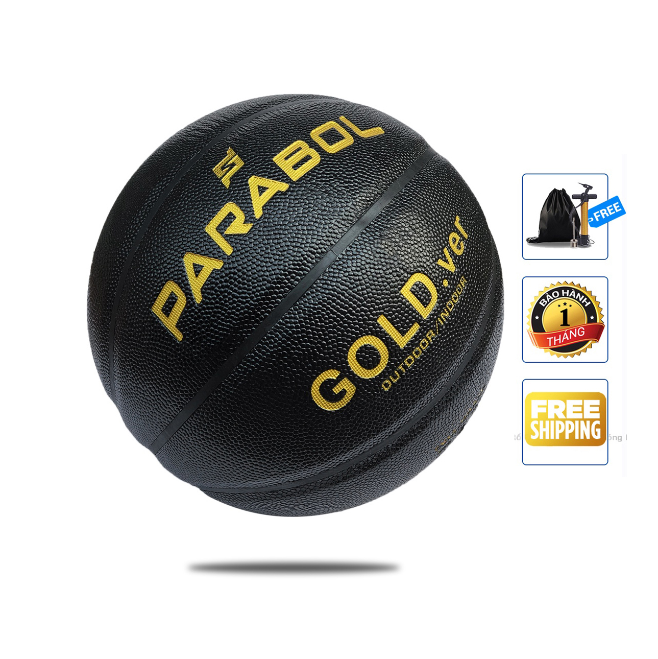 Bóng rổ PARABOL - GOLD.ver - Size 7