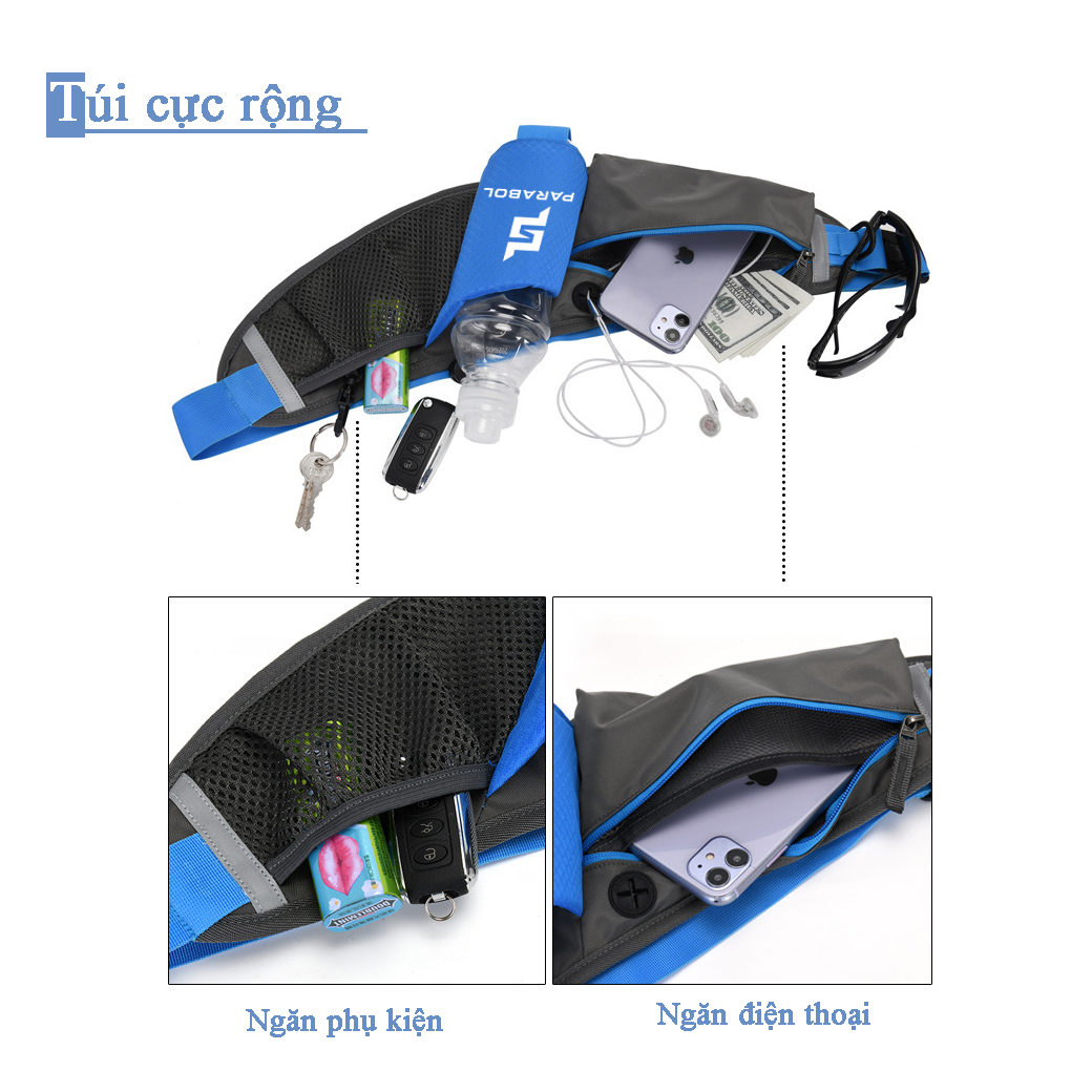 Túi chạy bộ đeo chéo Parabol Sport