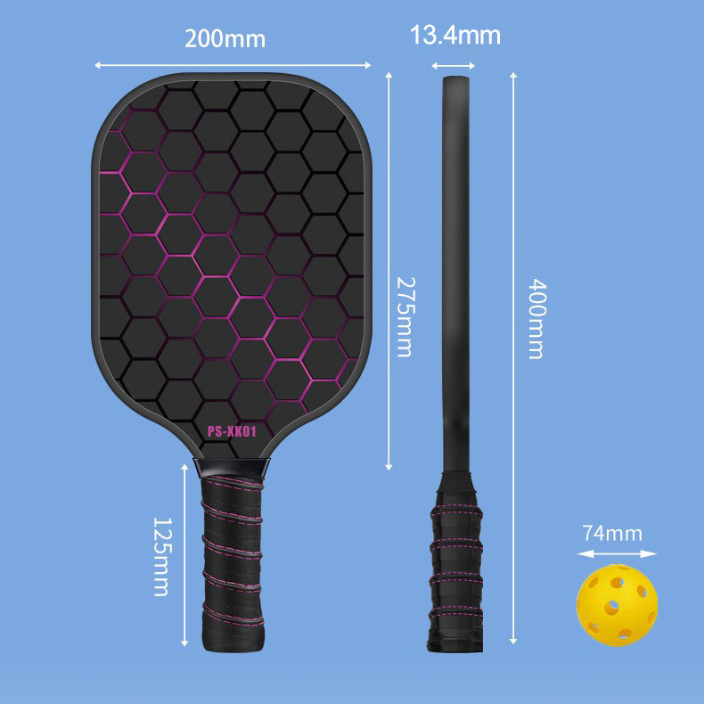 Vợt Pickleball phủ carbon cao cấp