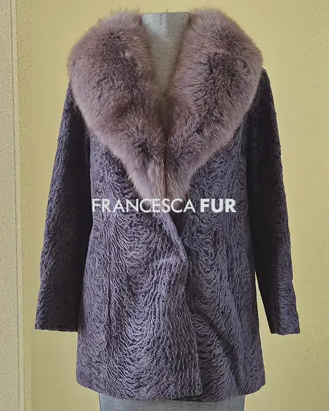 FOX FUR Collared Jacket