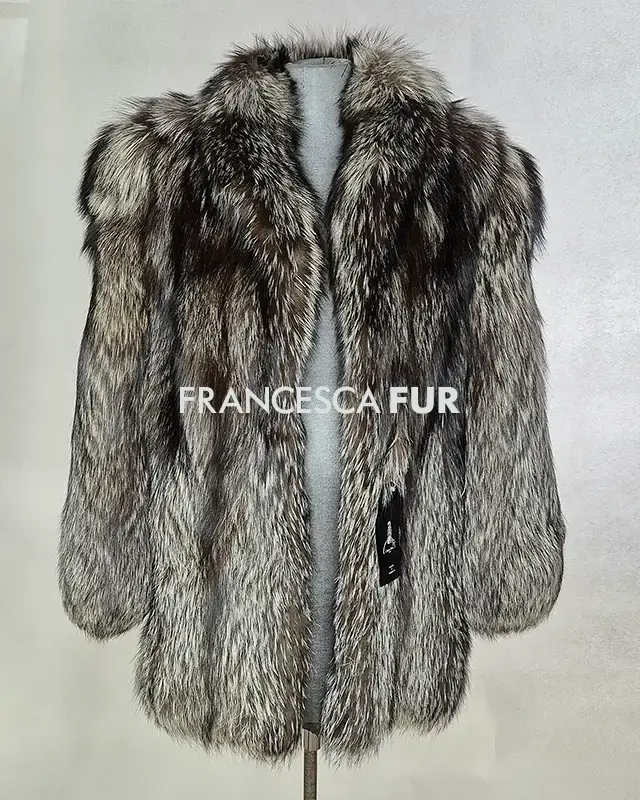 SILVER FOX Fur Jacket