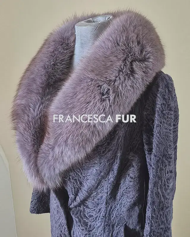 FOX FUR Collared Jacket