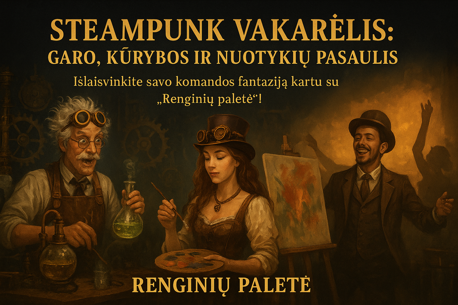 "STEAMPUNK" VAKARĖLIS