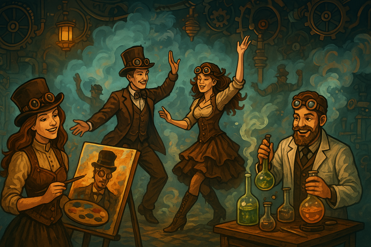 "STEAMPUNK" VAKARĖLIS 