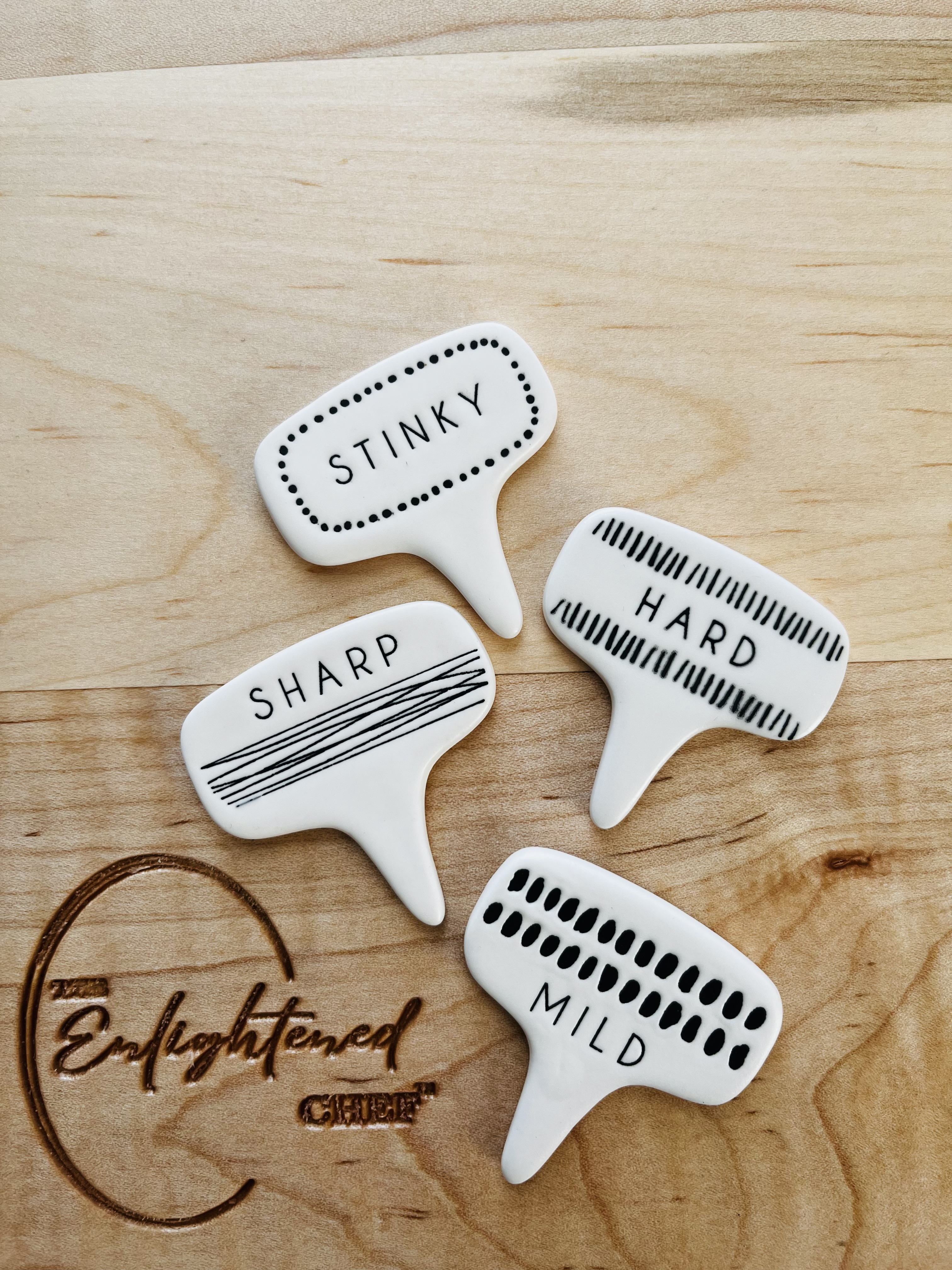 Say Cheese: Handcrafted Cheese Markers Set