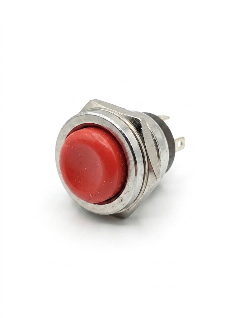 Momentary press button switch