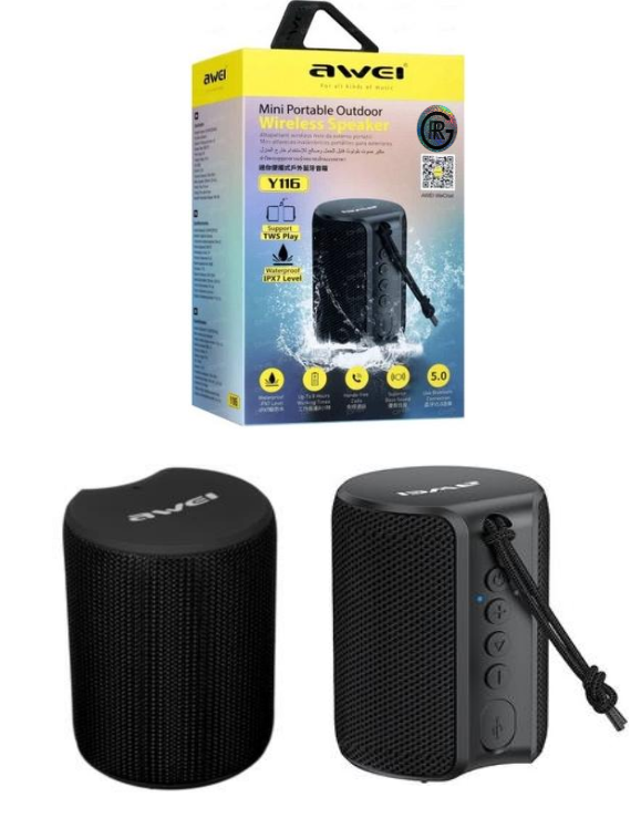 Awei Y116 Wireless Bluetooth Portable Speaker 5.0 High Power HD Surround Stereo