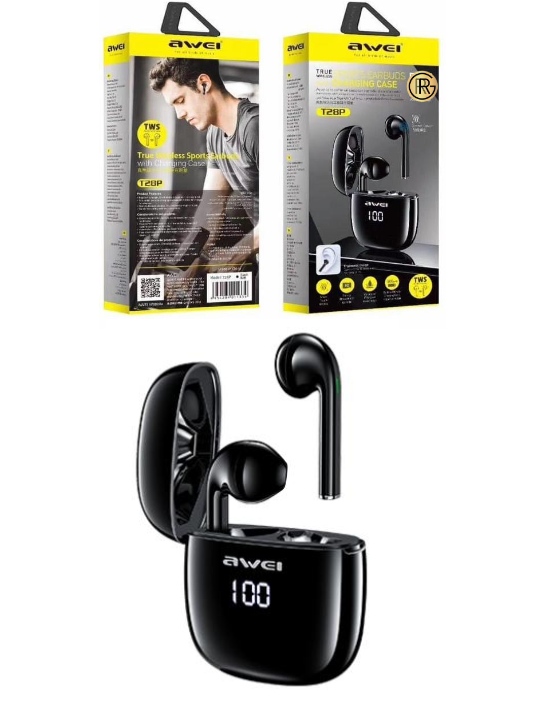 Awei T28 Pro Bluetooth Earphones  Surround Sound Gaming with Mic