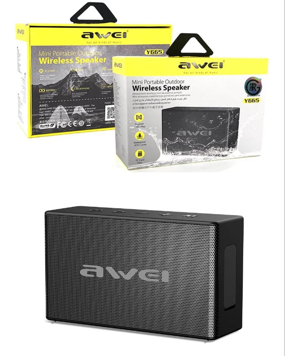 Awei Y665 Portable Wireless Bluetooth Speaker Stereo IPX6 Waterproof 