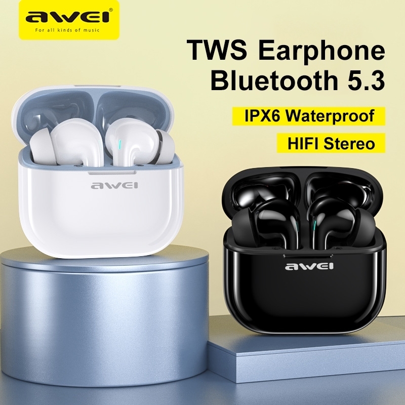 Awei T1 Pro Bluetooth 5.3 True Wireless Stereo Earphone With Mic & Touch Control Gaming Set