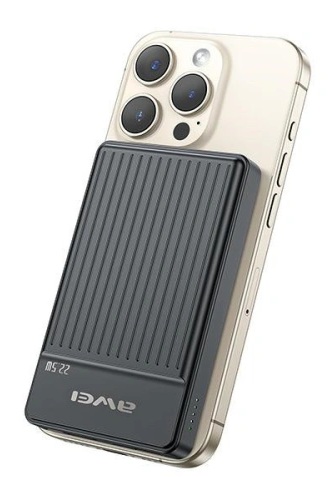 Awei P33K 10,000 Magnetic Wireless Power Bank  for iPhone 15 Pro Max 14 Plus 13 Mini