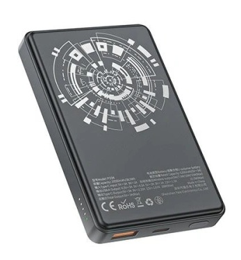 Awei P33K 10,000 Magnetic Wireless Power Bank  for iPhone 15 Pro Max 14 Plus 13 Mini