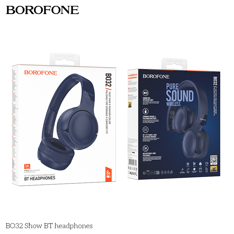 BOROFONE BO32 Show Bluetooth Headphone