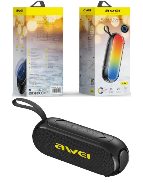 Awei KA1 Bluetooth Portable SpeakerFull Surround Sound Enhanced Bass Portable Speaker