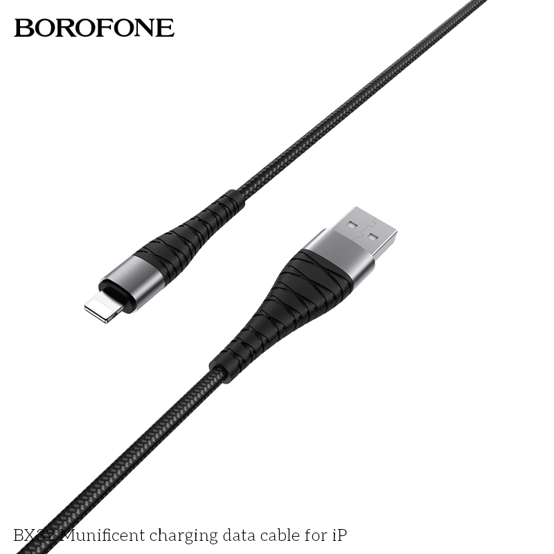 BOROFONE BX32 Munificent High Speed Charging Data Cable, USB to iPhone Pin