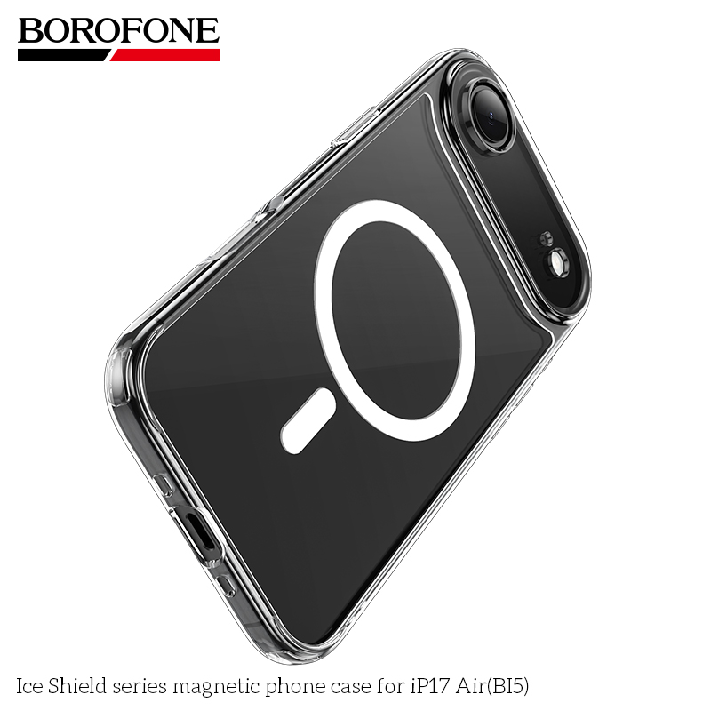  BOROFONE iP17 Air(BI5)Ice Shield Series Magnetic Phone Case for iPhone 17 (Minimum Order Quantity : 10)