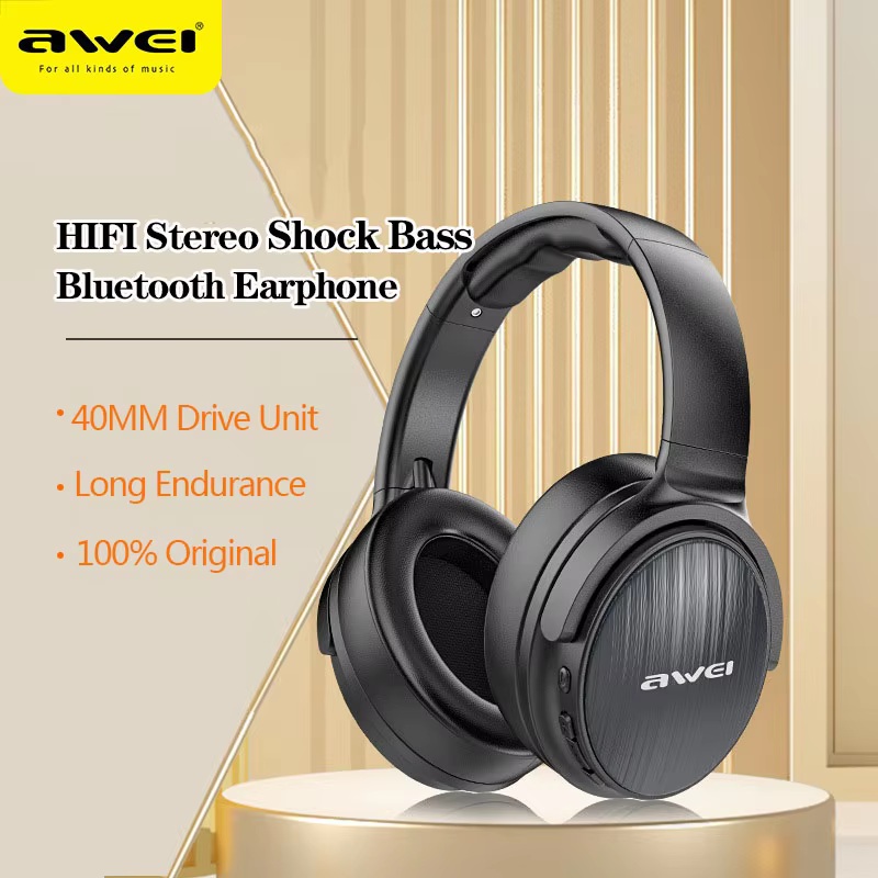 Awei A780BL Bluetooth Headphone Noise Cancelling  Gaming Headset With Mic