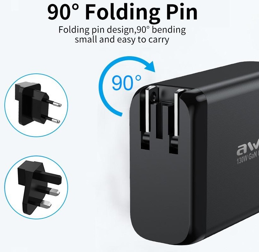 Awei PD19 130W Quick Charge 4.0A Type-C Output