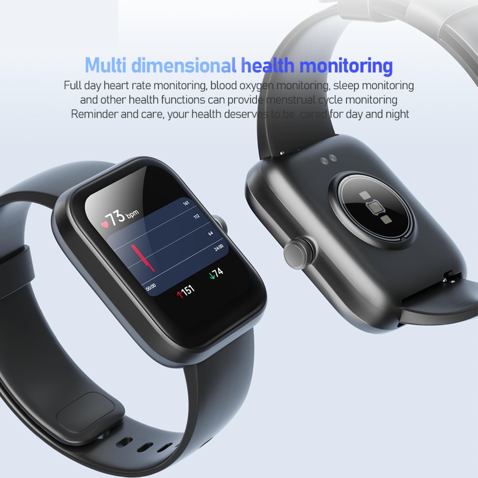 Awei H45 Smart Watch  Bluetooth Call Heart Rate & Sleep Monitor Waterproof
