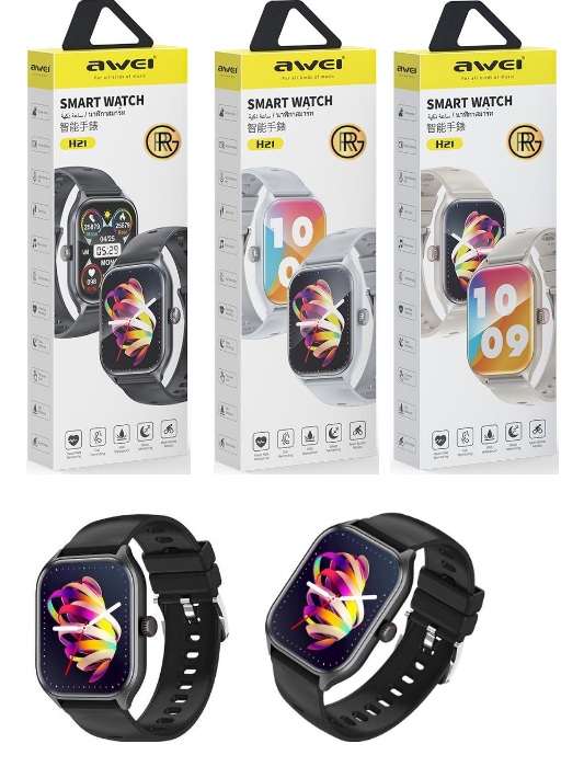 Awei H21 Smart Watch IP67 Waterproof Bluetooth Call Blood Pressure Measurement