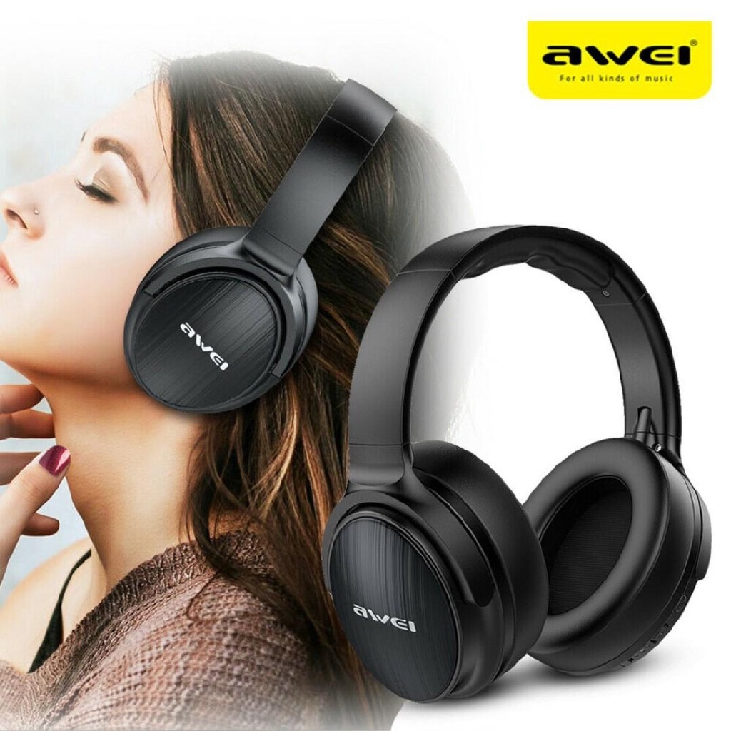 Awei A780BL Bluetooth Headphone Noise Cancelling  Gaming Headset With Mic