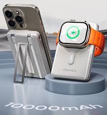 Awei P92K 10,000 mAh Magnetic Wireless Charging Power Bank Type - C Input/Output