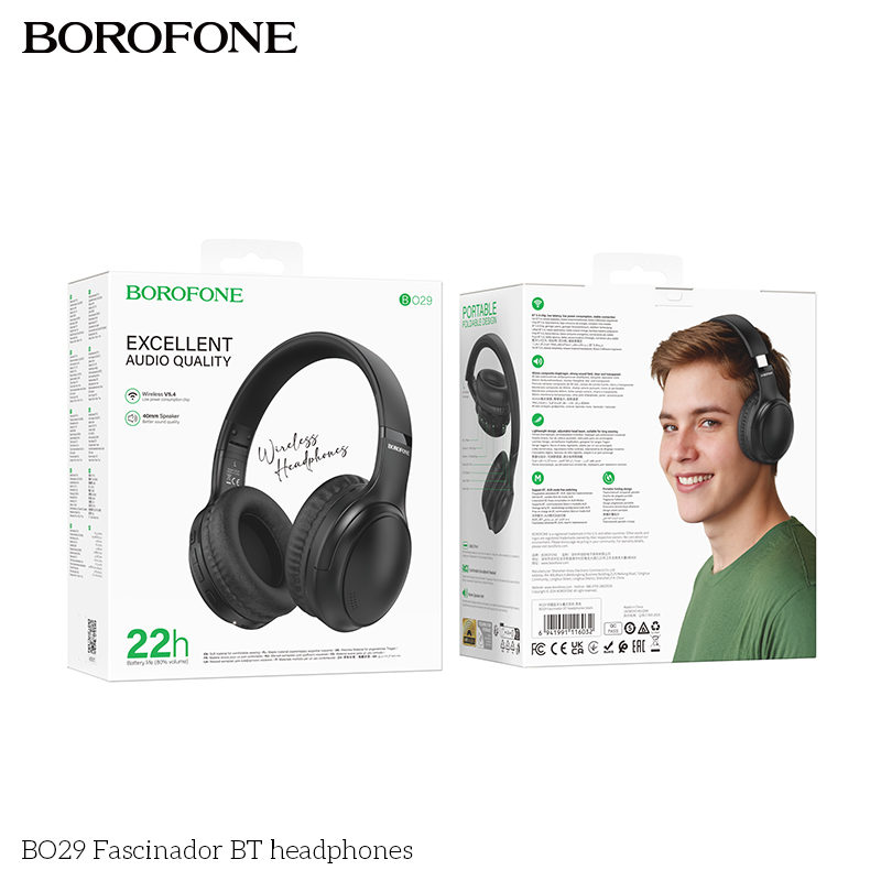BOROFONE BO29 Fascinador Bluetooth Headphone
