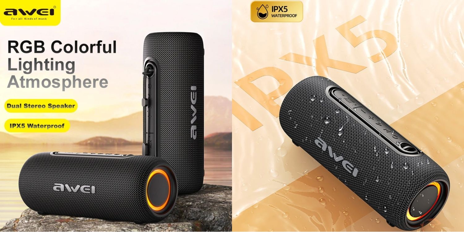 Awei KA8 Portable Bluetooth Speaker Bass Subwoofer Dual 7W Power Best Sound Quality