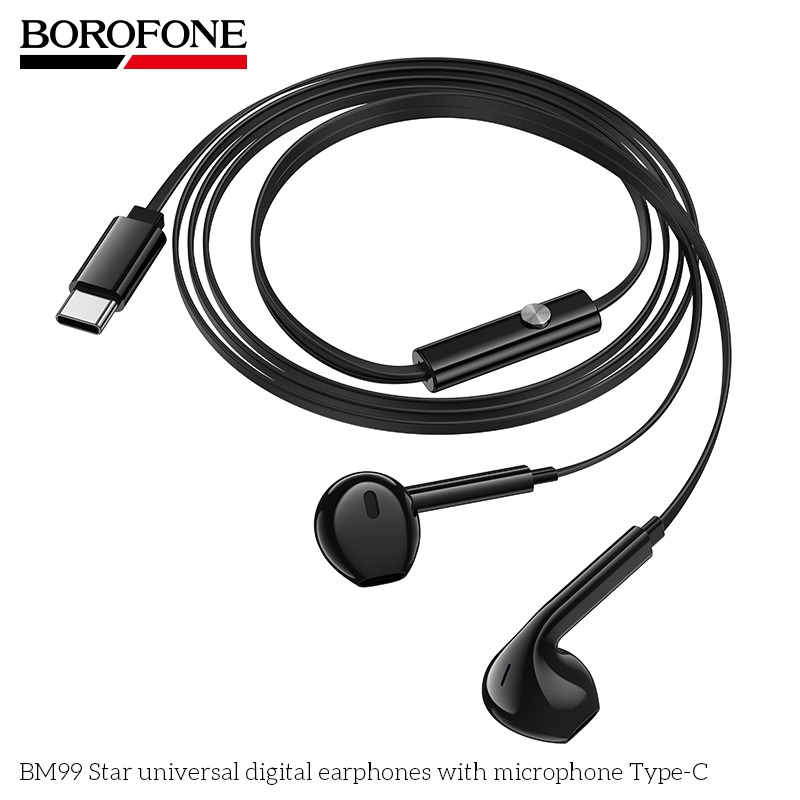 BOROFONE BM99 Star universal digital earphones with microphone Type-C