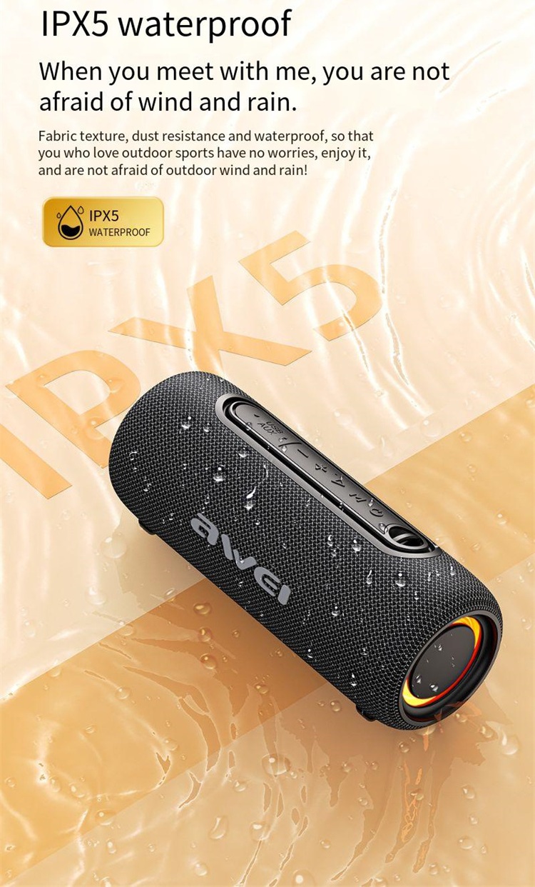 Awei KA8 Portable Bluetooth Speaker Bass Subwoofer Dual 7W Power Best Sound Quality